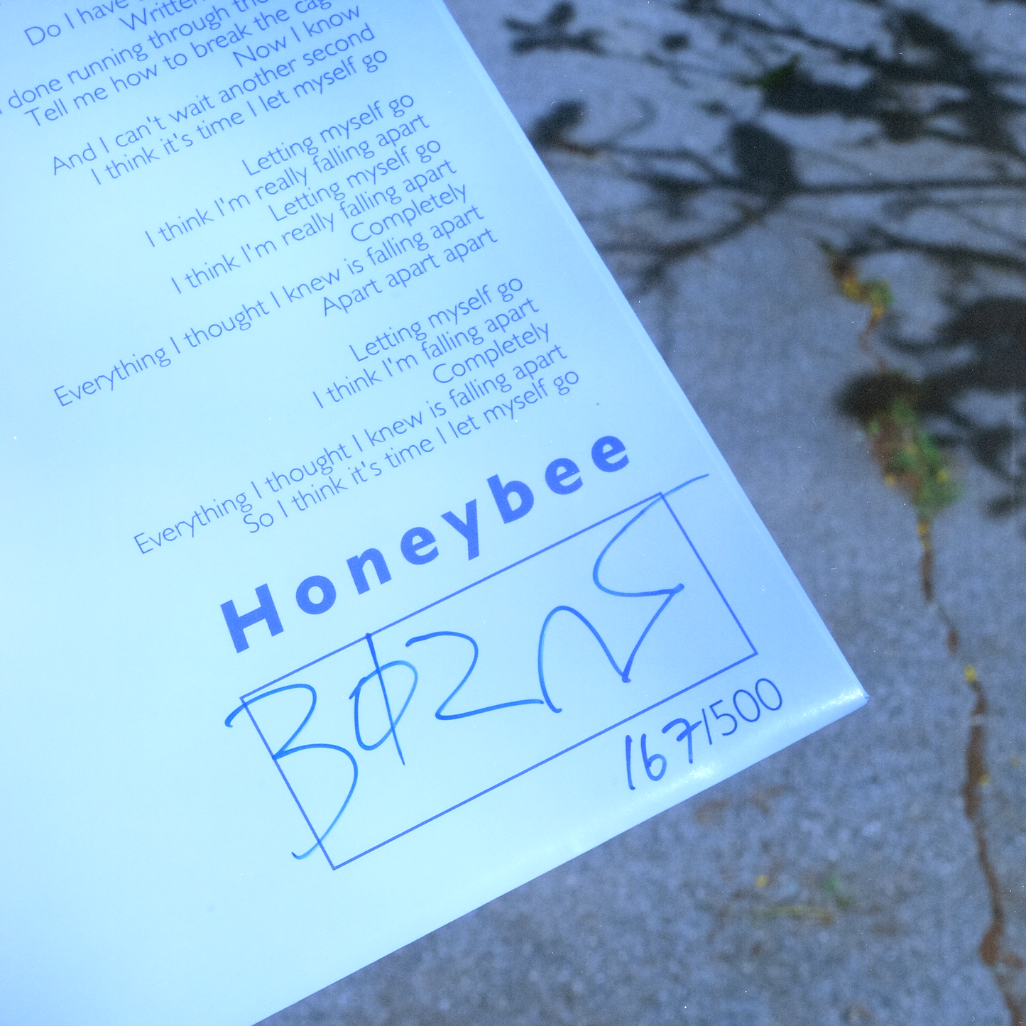 Suddenly + Honeybee Limited & Signed Vinyl