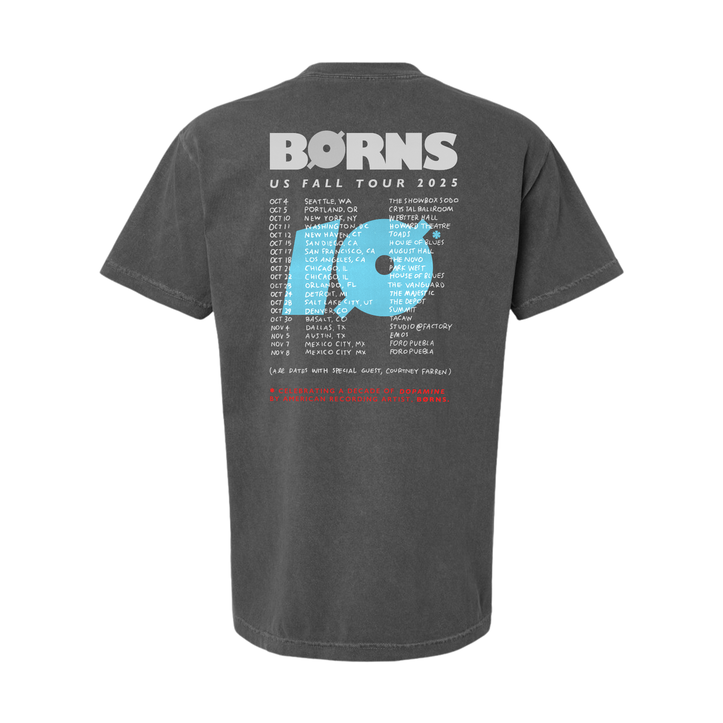 Decade of Dopamine Tour Tee